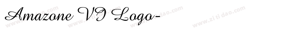 Amazone VI Logo字体转换